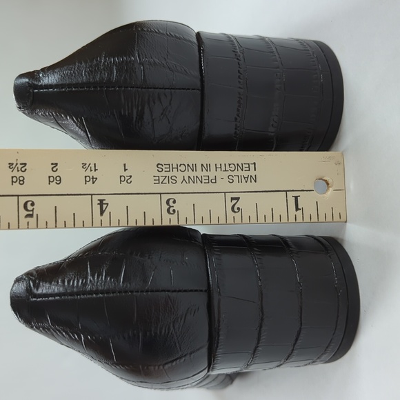 Easy Spirit Evolve Robin Crocodile Print Chunky Block Pump 10M Black - Picture 10 of 16